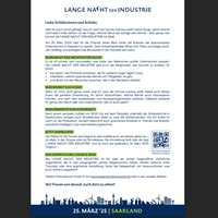 Flyer Nacht der Industrie