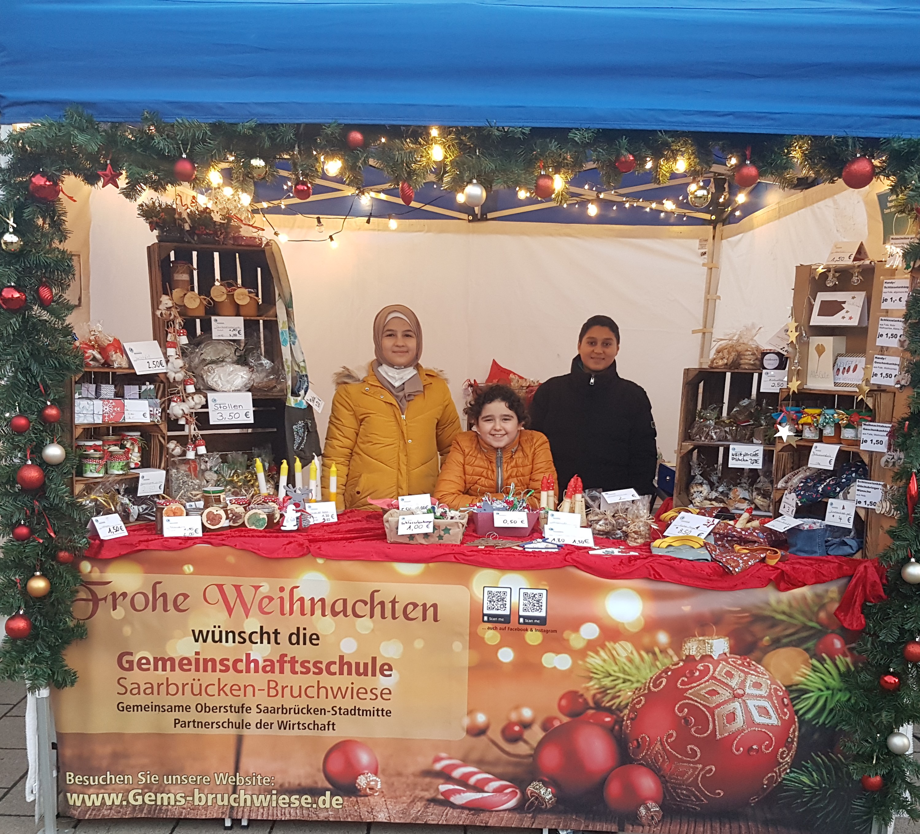 GEMS Bruchwiese Weihnachtsmarkt im DeutschFranzösischen Garten